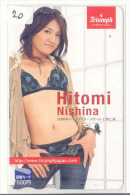 Télécarte Japan EROTIQUE (20) TRIUMPH  Sexy Lingerie Femme * EROTIC Phonecard  EROTIK - EROTIEK  BIKINI BATHCLOTHES - Fashion