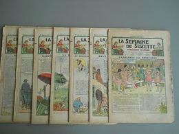 La Semaine De SUZETTE - 1937 - LOT DE 7 N° - N°46 N°47 N°48 N°49 N°50 N°51 N°52 - La Semaine De Suzette