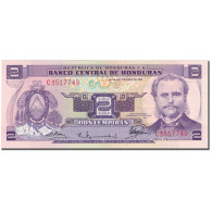 Billet, Honduras, 2 Lempiras, 1976, 1976-09-23, KM:61, NEUF - Honduras