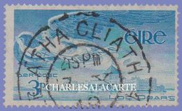 EIRE IRELAND 1948-1965 AIRMAIL STAMP 3p. BLUE  S.G. 141  FINE USED - Aéreo