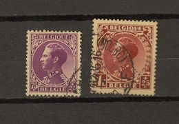 Belgie - Belgique Ocb Nr :  391  393  (zie Scan) - 1934-1935 Léopold III