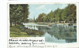 Bedfordshire Bedford On The Ouse Peacock Postcard Bedford Squared Circle Posted 1902 - Bedford