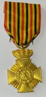 Militaria. Médaille. Décoration Belge. 2e Classe. 10 Ans D'ancienneté. - Belgio