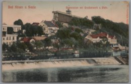 Bad Kösen - Bootstation Mit Gradierwerk Und Wehr - Bad Koesen