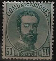 España: Año. 1872 - ( Rey Amadeo I ). EDIFIL. Número, 126 - Lujo, Con Charnela. - Ungebraucht