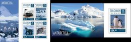 Salomon 2014, Animals In Antartica, Penguins, 4val In BF+BF - Antarctic Wildlife