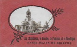 Brioude - Eglise Saint Julien : Carnet Complet De 15 Cartes Sur Les Chapiteaux, La Porche, La Fontaine Et La Basilique - Brioude