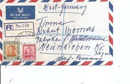 Nouvelle -Zélande ( Lettre Recommandée De 1953 De EastTamaki Vers L'Allemagne à Voir) - Storia Postale