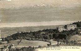 029 219 - CPA - Suisse - St. Cergue - Hôtel De L'Observatoire, Le Lac Et Le Mont-Blanc - Saint-Cergue