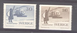 Suède  -  Avion  :   Yv  8-9  ** - Unused Stamps