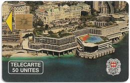 Monaco - MF10 - Palais Des Congres - Cn. A OB905 - 11.1990, Solaic Afnor, 50Units, 20.000ex, Used - Monaco