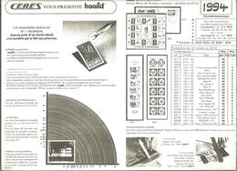 CERES - ASSORT. De POCHETTES Pour Le Jeu FRANCE LOUVRE 1994 (Fond Noir) - Mounts