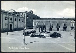 CV3469 MANFREDONIA (Foggia FG) Piazza Duomo, FG, Viaggiata Per Cittiglio, Francobollo Asportato, Ottime Condizioni - Manfredonia