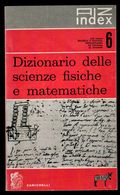 DIZIONARIO DELLE SCIENZE FISICHE E MATEMATICHE - Diccionarios