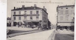 42 / PELUSSIN / PLACE DES CROIX ET LA GRANDE RUE / HOTEL DU COMMERCE - Pelussin