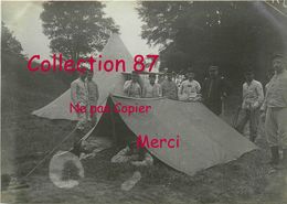 92 ☺♥♥ MONT VALERIEN < PHOTO De SOLDATS Du 5e REGIMENT Du GENIE En TENTE Accouplèes Pour 2 Hommes < DESCRIPTION - Mont Valerien