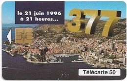 Monaco - MF41 (626) - 377, Changement Numérotation - Cn. A Xxxxx626 - 06.1996, Solaic Afnor, 50Units, 52.000ex, Mint - Monace