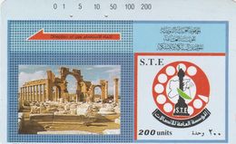 Syria, SY-STE-0015, 5 - Trails Tdmr & Logo,  2 Scans. - Syria