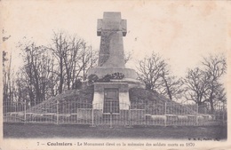 45 - COULMIERS - MONUMENT AUX MORTS EN LA MEMOIRE DES SOLDATS DE 1870 - Coulmiers