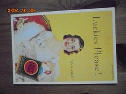 Carte Postale Publicitaire USA (Taschen 1996) Reproduction 16,3 X 11,4 Cm. Lucky Strike "Luckies Please" 1932 - Objets Publicitaires