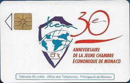 Monaco - MF28 (B) - Chambre Economique - Cn. B3411731 B, Gem1A Symmetr. Black, 05.1993, 50Units, 20.000ex, Used - Monaco