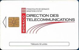 Monaco - MF31 (005) - Direction Des Telecomm. - Cn. 005, Gem1A Symmetr. Black, 12.1993, 50Units, 100.000ex, Used - Monaco