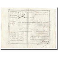 France, Traite, Colonies, Isle De France, 10.000 Livres, Expédition De L'Inde - ...-1889 Francs Im 19. Jh.