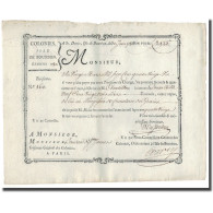 France, Traite, Colonies, Isle De Bourbon, 2923 Livres Tournois, 1780, SUP - ...-1889 Anciens Francs Circulés Au XIXème
