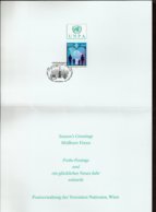 Nations Unies (Vienne) - Carte De Voeux - 1994 - Yvert N° 180 - Lettres & Documents