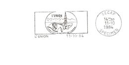 Département De La Haute Garonne - L'Union - Flamme Secap SPECIMEN - Freistempel