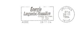 Département De L'Hérault - Agde - Flamme Secap SPECIMEN - Freistempel