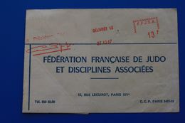 LYON 1967-68- FÉDÉRATION FRANÇAISE DE JUDO ET DISCIPLINES ASSOCIÉES  LICENCE CARTE NATIONALE - Sports De Combat