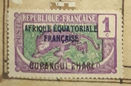 OUBANGUI-CHARI ,1C-USED STAMP - Used Stamps