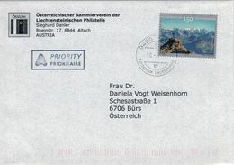 9490 Vaduz - Small European Postal Administration Cooperation SEPAC - Berge Liechtenstein Rätikon - Briefe U. Dokumente