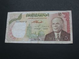 5  Dinars1980 - Banque Centrale De Tunisie **** EN ACHAT IMMEDIAT **** - Tunesien