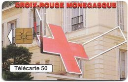 Monaco - MF48 (002) - Croix-Rouge Monegasque - Cn. Bxxxxx002, 04.1998, 50Units, 50.800ex, Used - Monace