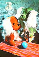 Carte Postale -   Peluche  Chien 1970 - Peluches