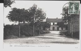 683. Dun Le Palleteau. La Gare Et L'Avenue. De Emile Méjean à Melle Juliette Pagès à Albi. - Dun Le Palestel