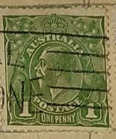 AUSTRALIA-KING GEORGE V.-USED STAMP - Oblitérés