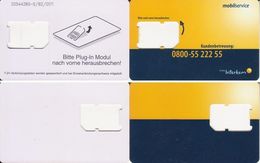 111/ Germany; 2 Old GSM Cards - GSM, Cartes Prepayées & Recharges