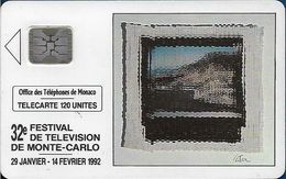 Monaco - MF22b (356) - Festival De Télévision - Cn. 35356, SC4 SB, 01.1992, 120Units, 30.000ex, Used - Monace