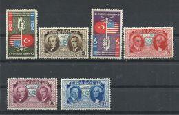 TURQUIA  YVERT  906/11   MNH  ** - Nuovi