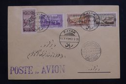 GRAND LIBAN - Enveloppe De Rayak Pour Deir Ez Zor Par Avion En 1926, Affranchissement Plaisant Poste Aérienne -  L 64518 - Storia Postale