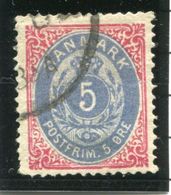 DENMARK 1879 Numeral In Oval 5 Øre, Used.  Michel 24 I Y A - Oblitérés