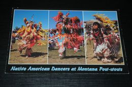 17246-                    NATIVE AMERICAN DANCERS AT MONTANA POW-WOWS - Autres & Non Classés