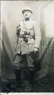 Photo  1/2 12.5 X 7.5 Cm -  Officier Cavalerie Avec Cigar  - Guerre 1914 1918  - France - Other & Unclassified