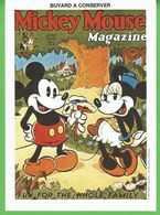 Buvard "  Mickey Et Minnie"  Magazine Mickey Mouse - Enfants