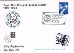 36979. Carta DUNEDIN (New Zealand) 1982. Plunket Society. Save The Babies - Briefe U. Dokumente