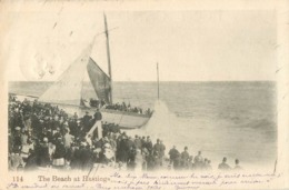 HASTINGS THE BEACH SUSSEX LANCEMENT DE BATEAU - Hastings