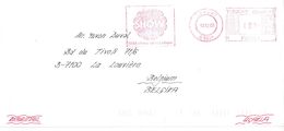 Red Machine Cancel Levent 12/12/2003 With Red Flame "SHOW 2004 Yilimiz Olsun" On Letter To Belgium - Covers & Documents